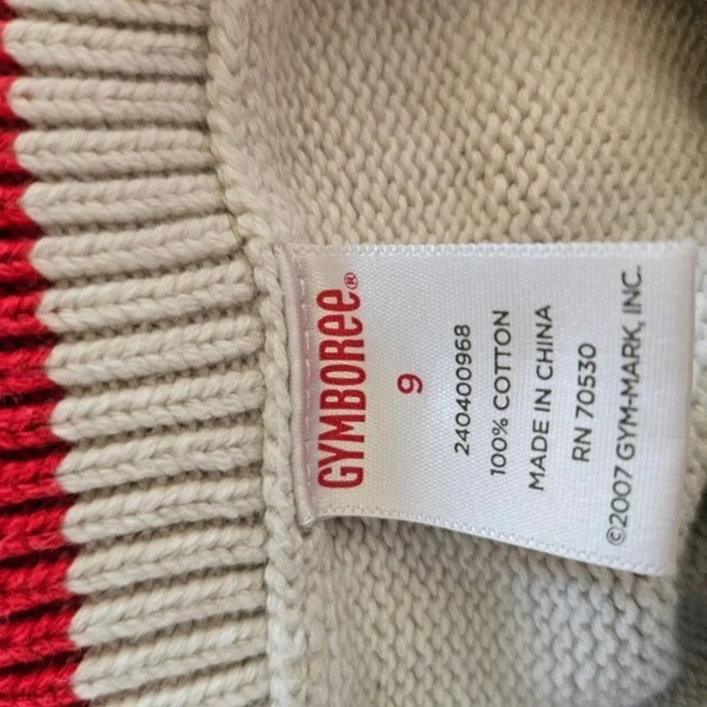 Gymboree Cherry Pie‎ White Sweater Girls 9 Summer Lightweight Knit Summer Top